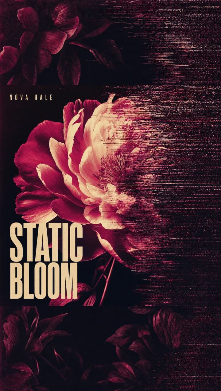 Static Bloom cover expanded into a full vertical scene while keeping the artwork intact